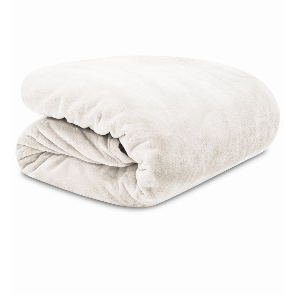Lauren Ralph Lauren Hollywood Cream King Size Micromink Blanket - Picture 7 of 10